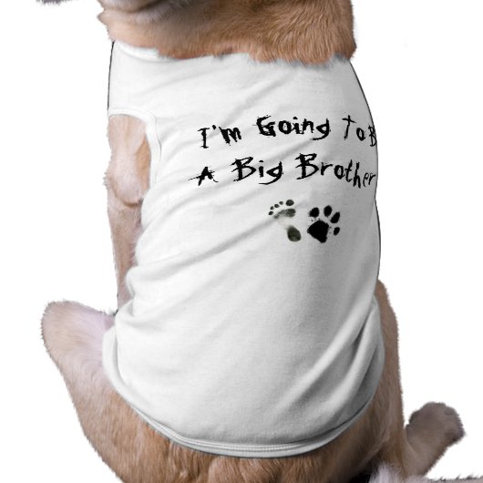 I'm Going To Be A Big Brother ! Tee (Back)