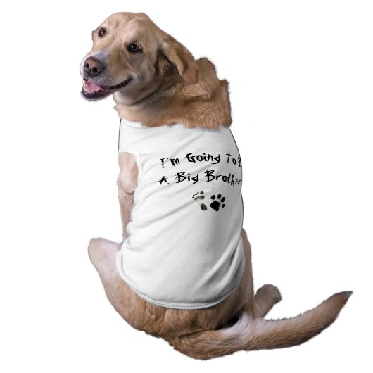 I'm Going To Be A Big Brother ! Tee (Back)