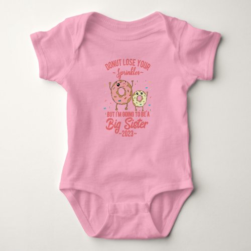 Im Going to Be a Big Sister 2023 Pregnancy Reveal Baby Bodysuit