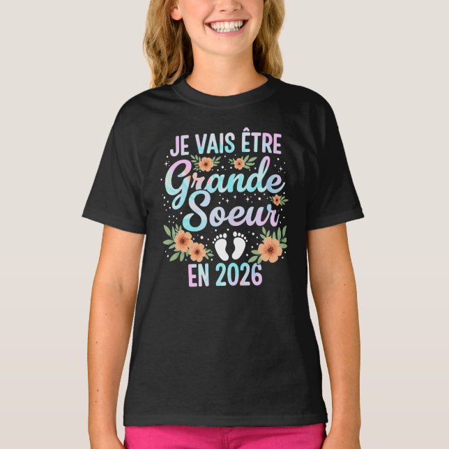 I'm Going to be a Big Sister 2026 T-Shirt (Front)