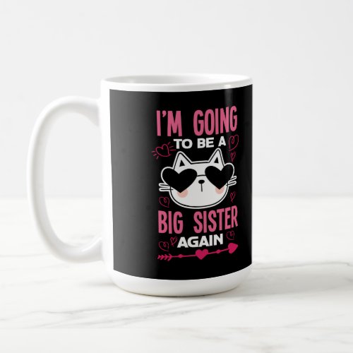 Im Going TO Be A Big Sister Again Cat Coffee Mug