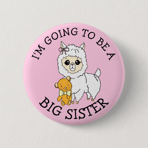 I'm going to be a Big Sister Announcement Button