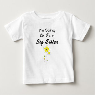I'm going to be a Big Sister Announcement shirt