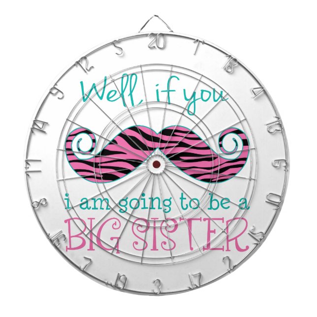 I'm Going to be a Big Sister Dart Board (Front)