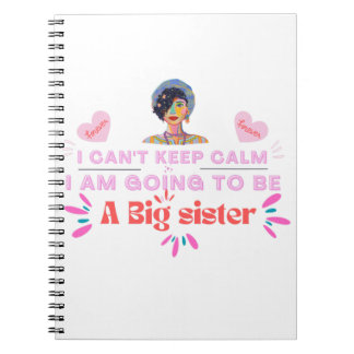 I'm Going To Be A Big Sister , design by Roka000 Notebook