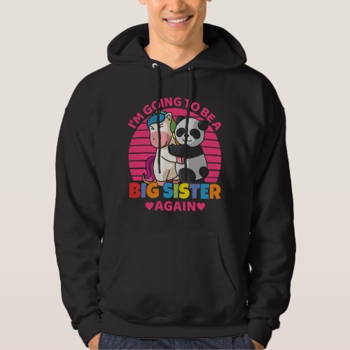 Im Going To Be A Big Sister Pregnancy Announcement Hoodie