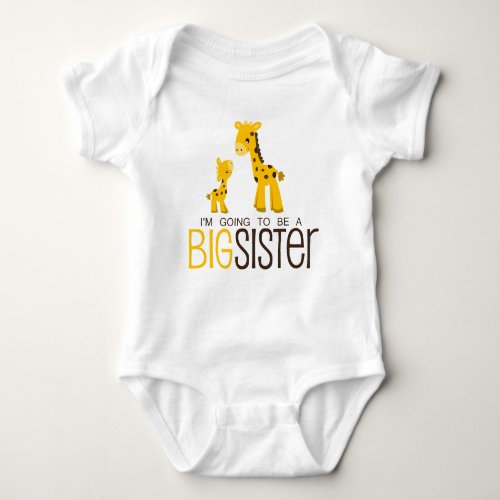 Im Going to Be A Big Sister Shirt