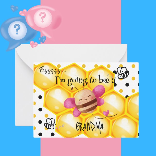 I'm Going to Be a Grandma Personalized  Note Card (Creator Uploaded)