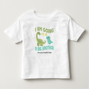 I'm going to be big brother, Dinosaur baby Reveal Toddler T-shirt