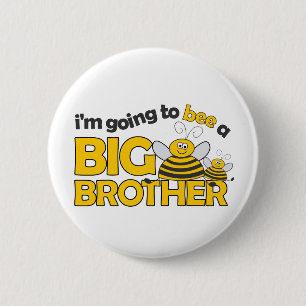 I'm Going to BEE a Big Brother T-shirt Pinback Button