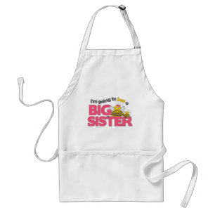 I'm Going to Bee a Big Sister T-shirt Adult Apron