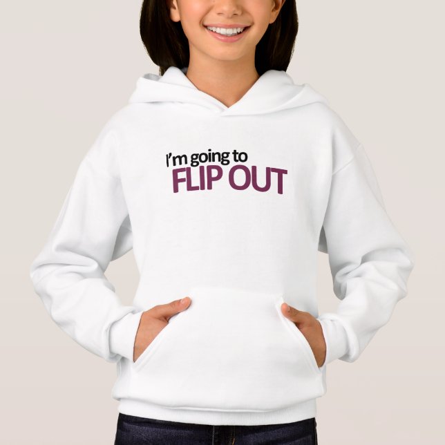 I'm Going To Flip Out Gymnast Hoodie (Front)
