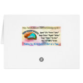 I'm Going to Preschool Cards (Back Horizontal)