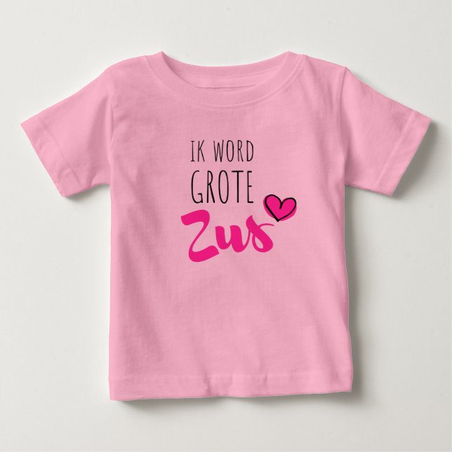 I'm gonna be a big sister baby T-Shirt (Front)