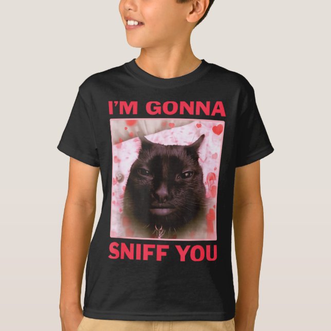 I'm Gonna Sniff You Funny Raunchy Brainrot Meme Ge T-Shirt (Front)