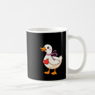 I'm Goosey For You Coquette Valentine Goose Coffee Mug