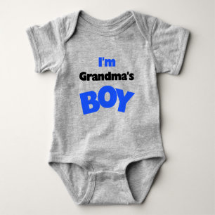 I'm Grandma's Boy Baby Bodysuit