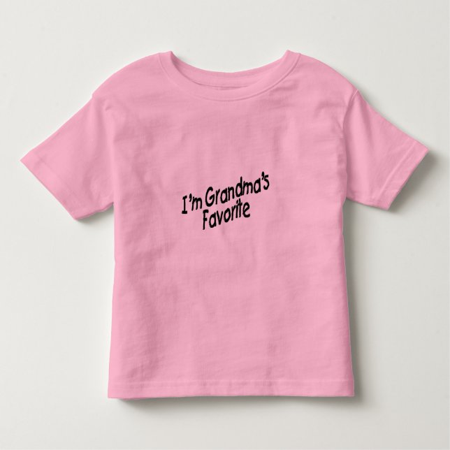 I'm Grandma's Favorite Toddler T-shirt (Front)