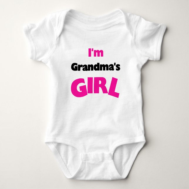 I'm Grandma's Girl Baby Bodysuit (Front)