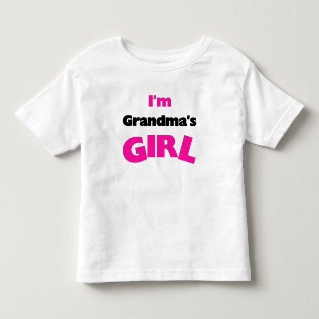 I'm Grandma's Girl Toddler T-shirt (Front)