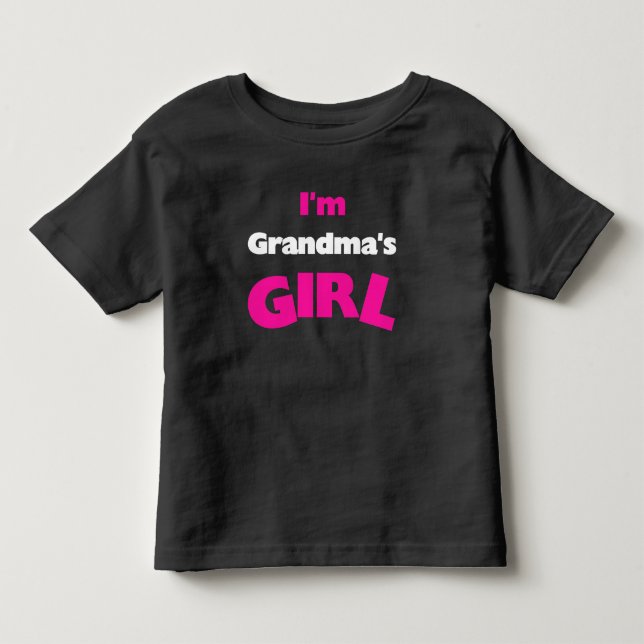 I'm Grandma's Girl Toddler T-shirt (Front)