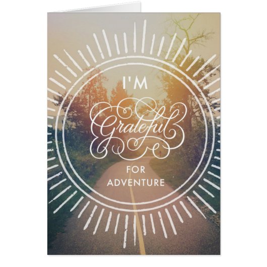 I'm Grateful For Adventure Cards (Front)