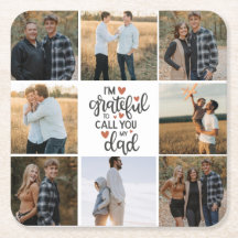 I'm Grateful To Call You My Dad" Photo Paper Coast