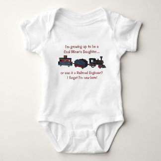 Im growing up to be a coal miners daughter..- baby baby bodysuit