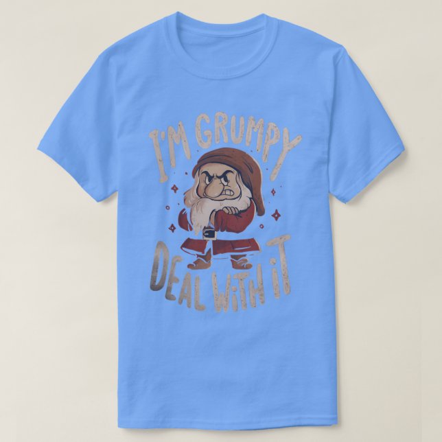 I'm Grumpy Deal With It T-Shirt (Design Front)