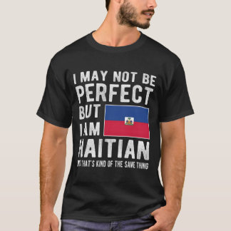 I'M Haitian Flag Haiti Heritage Haitian Roots T-Shirt
