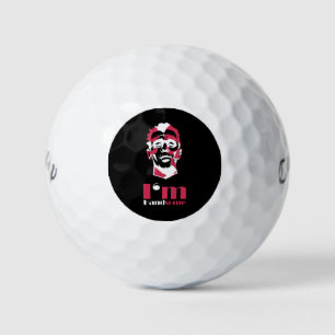 I'm handsome abstract face Case-Mate iPhone case Golf Balls