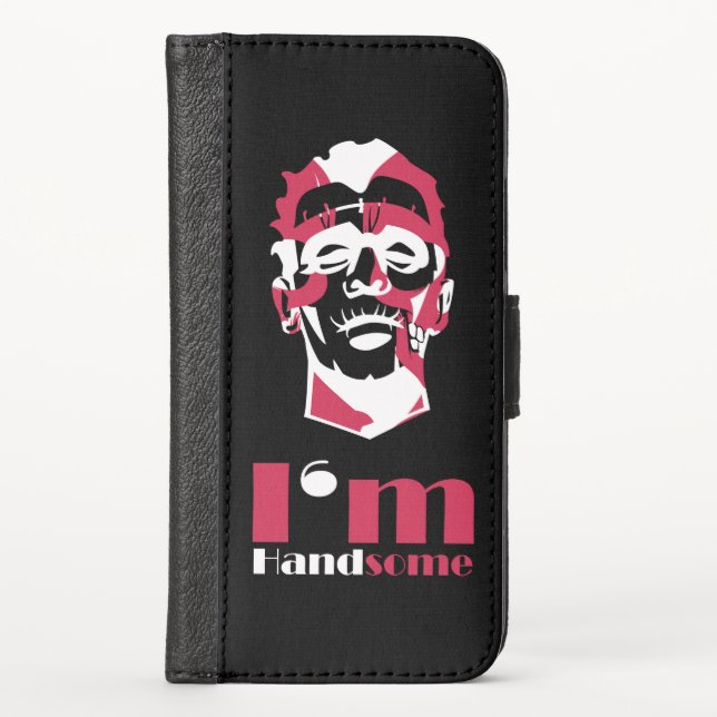 I'm handsome abstract face Case-Mate iPhone case T (Front)