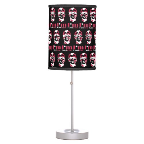 Im handsome abstract face Case_Mate iPhone case T Table Lamp