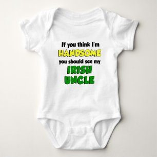 I'm Handsome Irish Uncle Baby Bodysuit