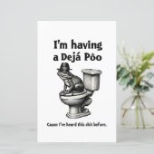 I'm Having a Déjà Poo Heard This Before Frog (Standing Front)