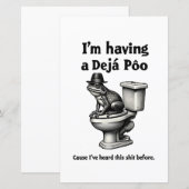 I'm Having a Déjà Poo Heard This Before Frog (Front/Back)