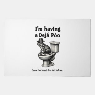 I'm Having a Déjà Poo Heard This Before Frog Doormat