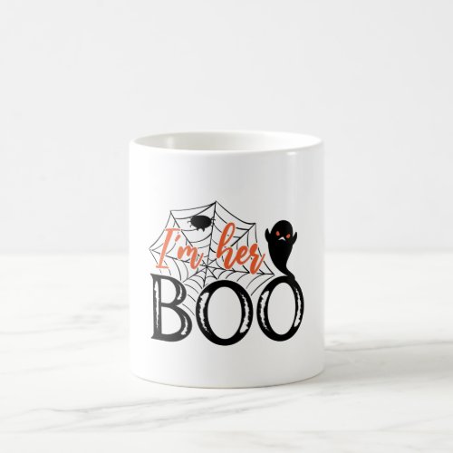 Im Her Boo Funny Cool Halloween Ghost Coffee Mug