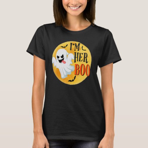 Im Her Boo Im His Witch Halloween Matching Coupl T_Shirt