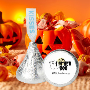 I'm her boo, I'm is witch funny Halloween couple Hershey®'s Kisses®