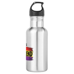 Im Her Girlfriend Rainbow Pride Vector Shirt Stainless Steel Water Bottle