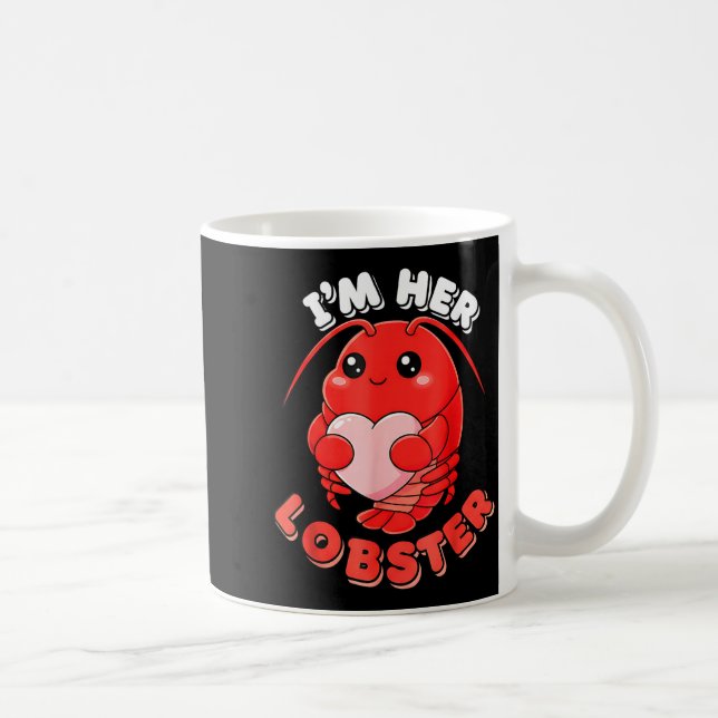 I'm Her Lobster Matching Couple Valentine's Day Wo Coffee Mug (Right)
