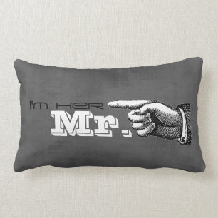I'm Her Mr./Groom's Pillow Wedding Gift Set of 2