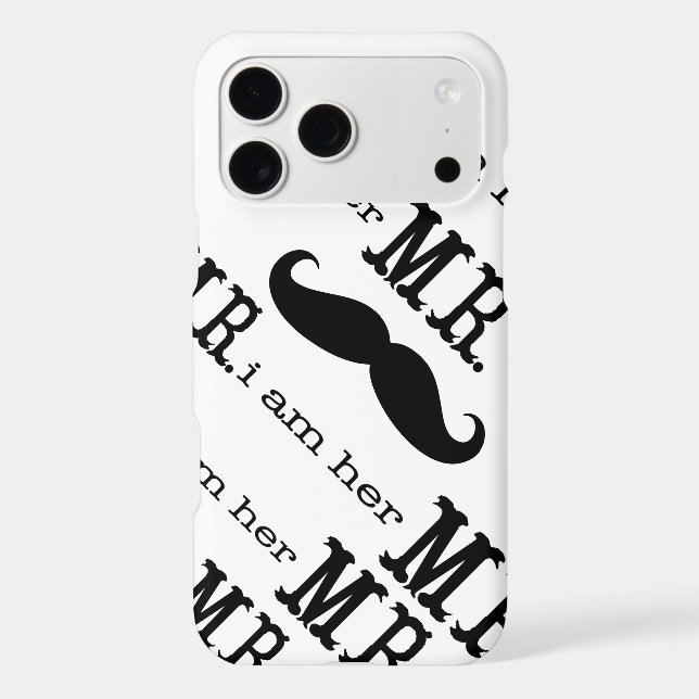 I'm Her Mr. Mustache GroomsRazr Phone Case (Back)