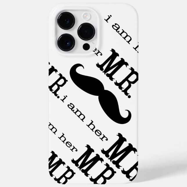 I'm Her Mr. Mustache GroomsRazr Phone Case (Back)