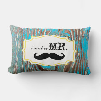 I'm Her Mr. Old Wood Mustache Pillow