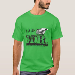I&#39;m Her Mr. Retro Pointing Hand Grooms T-shirt