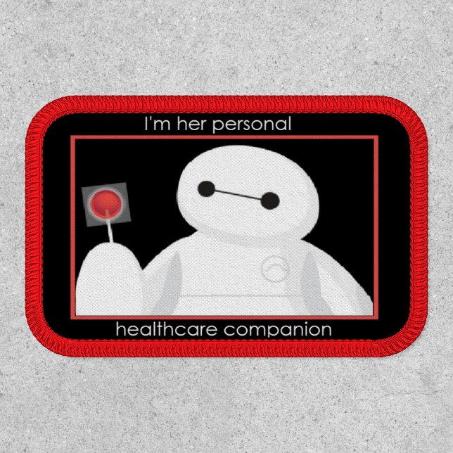 I'm her personal healthcare companion patch (Front)