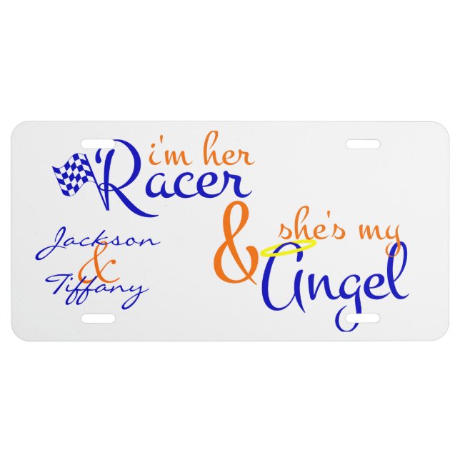 I'm Her Racer License Plate (Front)