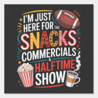 I'M Here For Snacks Commercials And Halftime